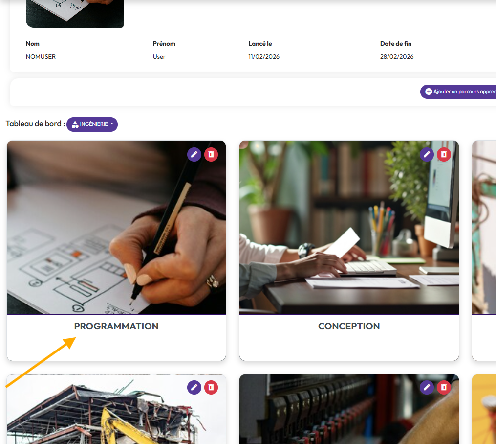 Page des thèmes